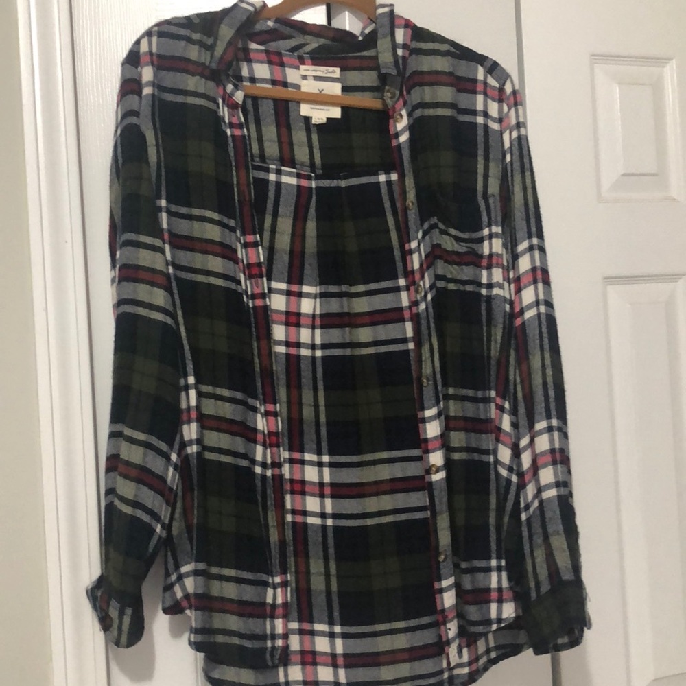 multi color flannel